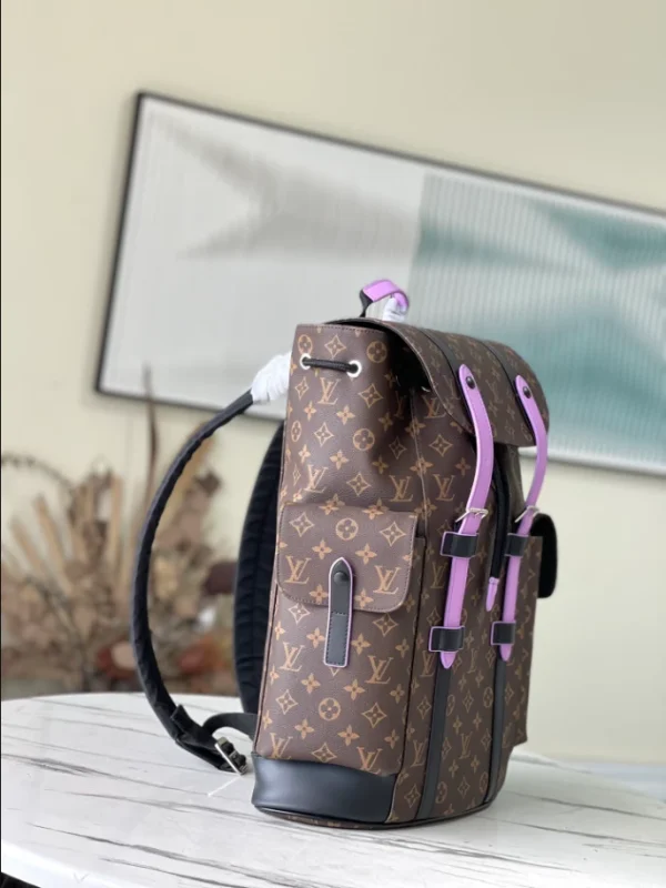 LOUIS VUITTON CHRISTOPHER PM BACKPACK MONOGRAM MACASSAR CANVAS – WLM529 - Image 10