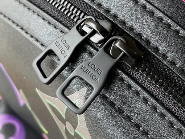LOUIS VUITTON COMET CALF LEATHER BACKPACK IN BLACK – WLM512 - Image 6