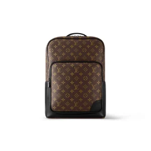 LOUIS VUITTON DEAN BACKPACK MONOGRAM MACASSAR CANVAS  – WLM521