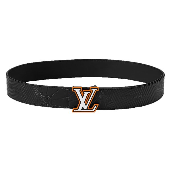 LOUIS VUITTON IMPRINT 40MM REVERSIBLE BELT BLACK – B0118