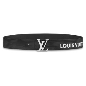 LOUIS VUITTON INITIALS 40MM REVERSIBLE BELT BLACK – B127