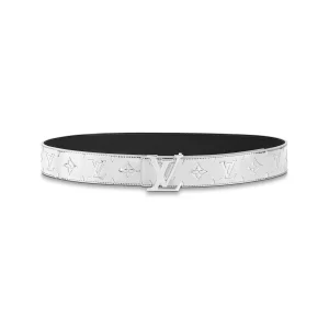 LOUIS VUITTON INITIALS LV MIRROR 40MM REVERSIBLE BELT – B0137
