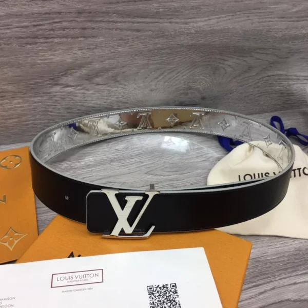 LOUIS VUITTON INITIALS LV MIRROR 40MM REVERSIBLE BELT – B0137 - Image 8