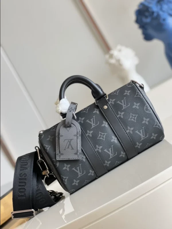 LOUIS VUITTON KEEPALL BANDOULIÈRE 25 MONOGRAM ECLIPSE CANVAS – WLM563 - Image 2