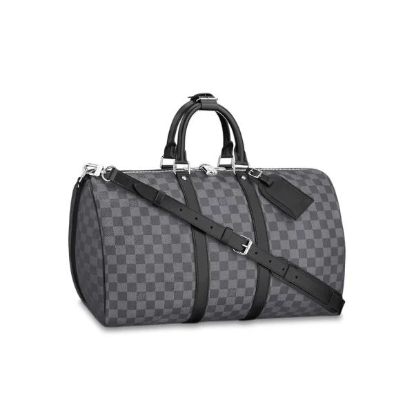 LOUIS VUITTON KEEPALL BANDOULIÈRE 45 DAMIER GRAPHITE CANVAS – WLM546
