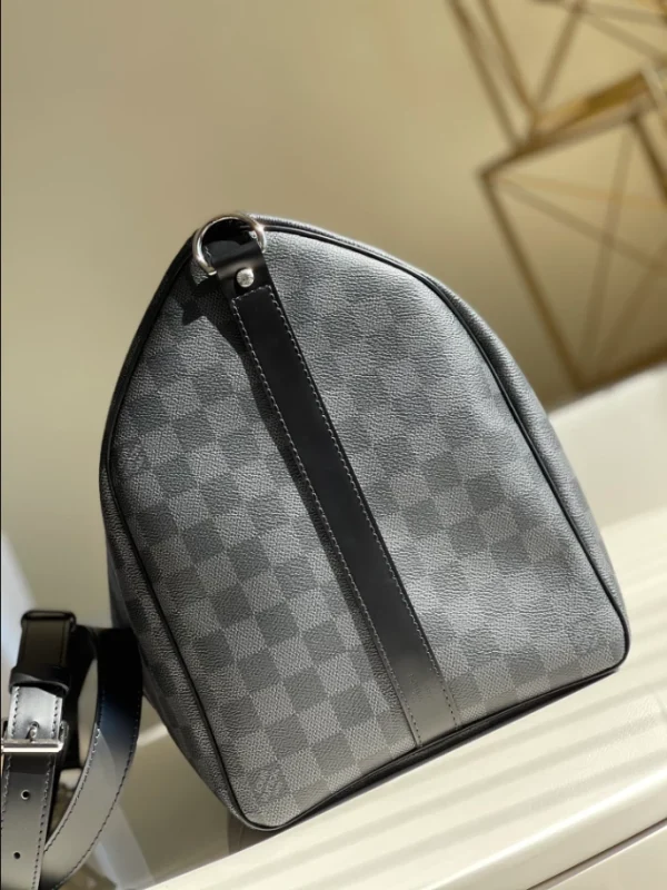 LOUIS VUITTON KEEPALL BANDOULIÈRE 45 DAMIER GRAPHITE CANVAS – WLM546 - Image 10