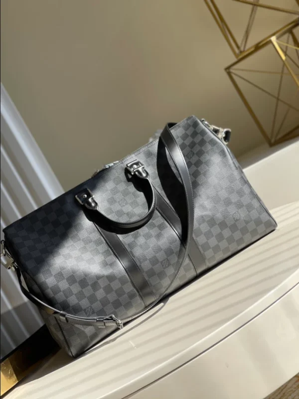 LOUIS VUITTON KEEPALL BANDOULIÈRE 45 DAMIER GRAPHITE CANVAS – WLM546 - Image 3