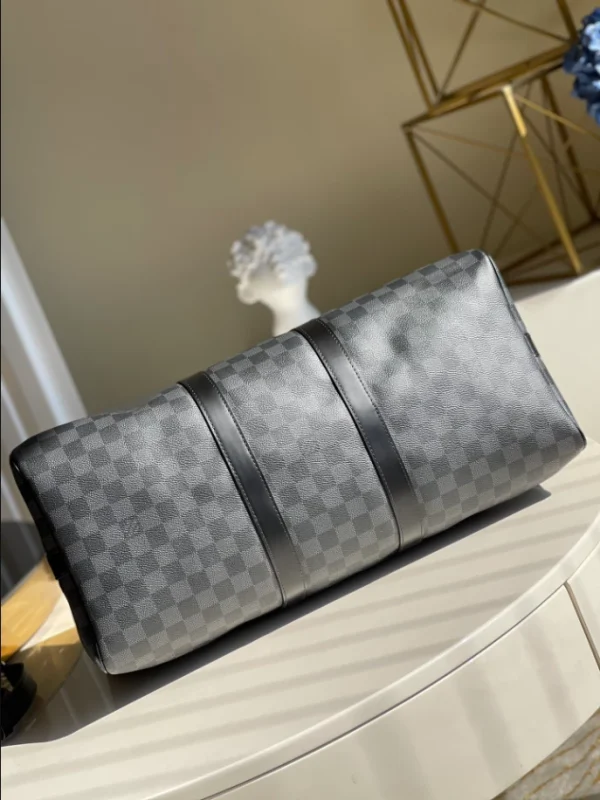 LOUIS VUITTON KEEPALL BANDOULIÈRE 45 DAMIER GRAPHITE CANVAS – WLM546 - Image 8