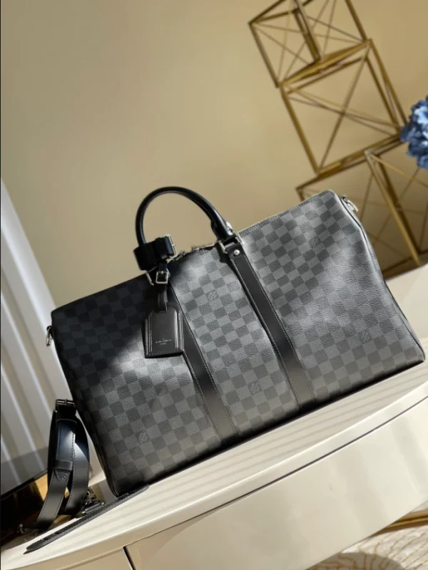 LOUIS VUITTON KEEPALL BANDOULIÈRE 45 DAMIER GRAPHITE CANVAS – WLM546 - Image 2