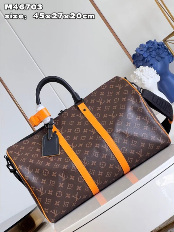LOUIS VUITTON KEEPALL BANDOULIÈRE 45 MONOGRAM MACASSAR CANVAS  – WLM543 - Image 2