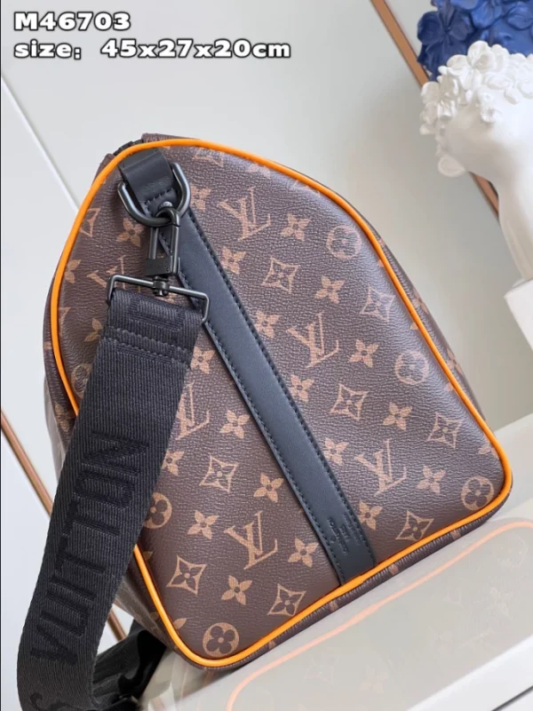 LOUIS VUITTON KEEPALL BANDOULIÈRE 45 MONOGRAM MACASSAR CANVAS  – WLM543 - Image 5