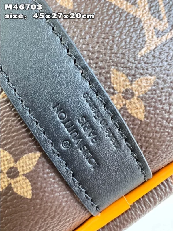 LOUIS VUITTON KEEPALL BANDOULIÈRE 45 MONOGRAM MACASSAR CANVAS  – WLM543 - Image 6