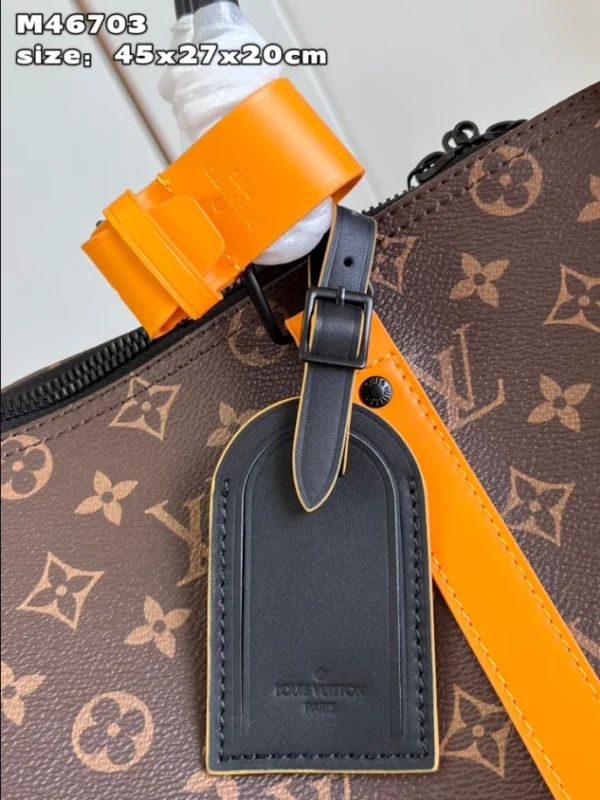 LOUIS VUITTON KEEPALL BANDOULIÈRE 45 MONOGRAM MACASSAR CANVAS  – WLM543 - Image 9
