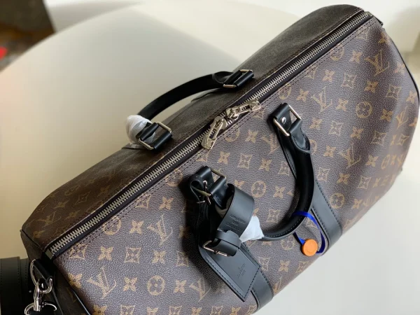 LOUIS VUITTON KEEPALL BANDOULIÈRE 45 MONOGRAM MACASSAR  – WLM545 - Image 9