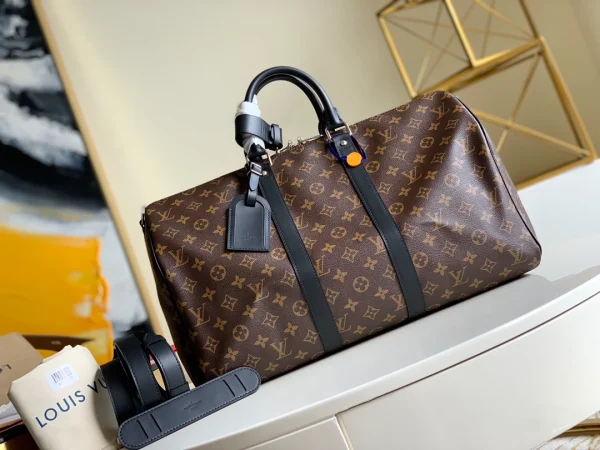 LOUIS VUITTON KEEPALL BANDOULIÈRE 45 MONOGRAM MACASSAR  – WLM545 - Image 2
