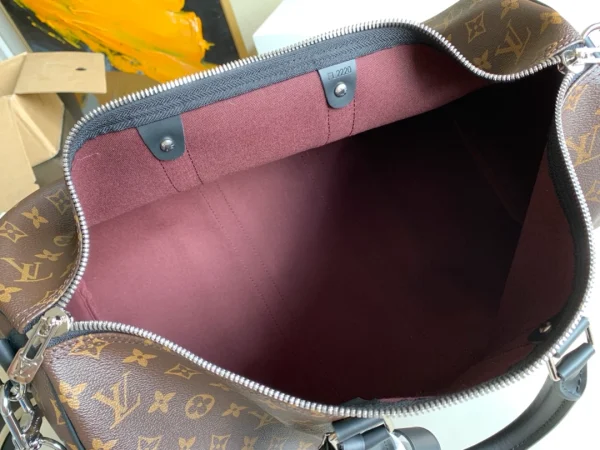 LOUIS VUITTON KEEPALL BANDOULIÈRE 45 MONOGRAM MACASSAR  – WLM545 - Image 8