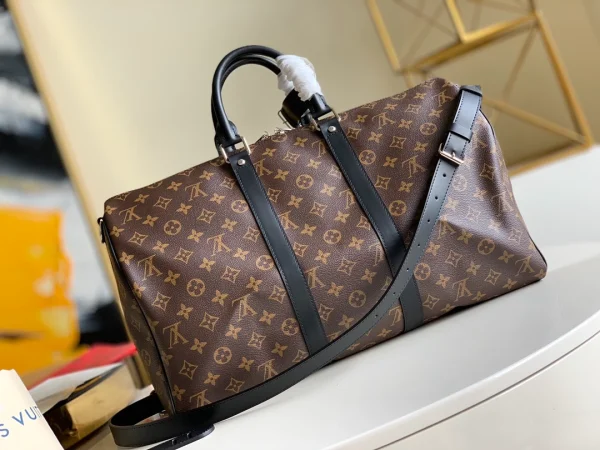 LOUIS VUITTON KEEPALL BANDOULIÈRE 45 MONOGRAM MACASSAR  – WLM545 - Image 3
