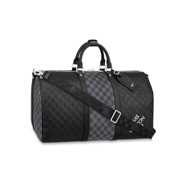 LOUIS VUITTON KEEPALL BANDOULIÈRE 50 BAG DAMIER INFINI LEATHER – WLM541