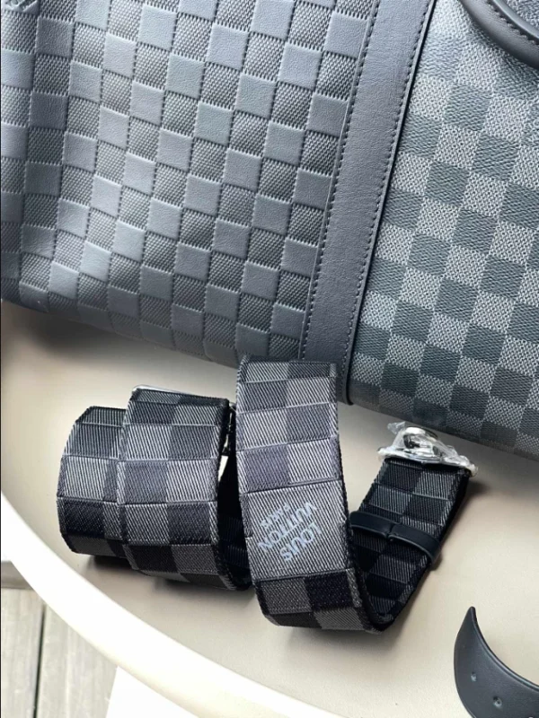 LOUIS VUITTON KEEPALL BANDOULIÈRE 50 BAG DAMIER INFINI LEATHER – WLM541 - Image 5