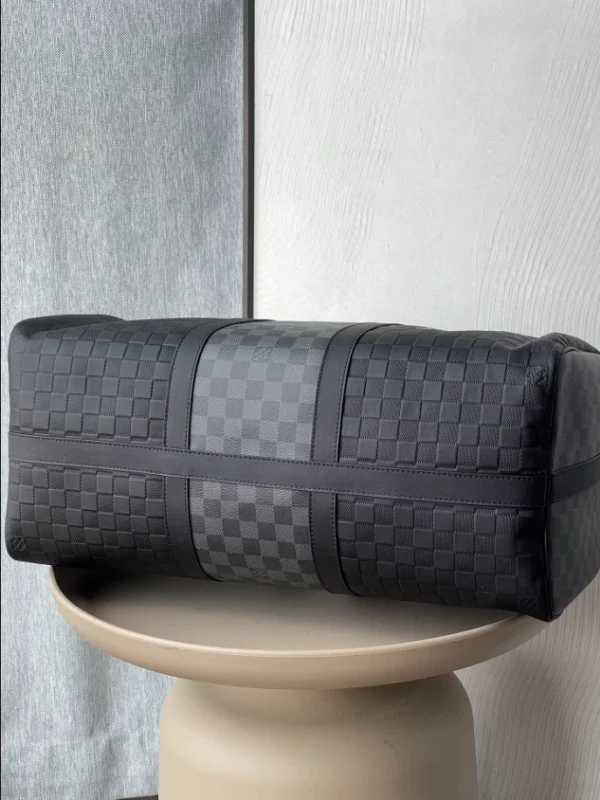 LOUIS VUITTON KEEPALL BANDOULIÈRE 50 BAG DAMIER INFINI LEATHER – WLM541 - Image 6