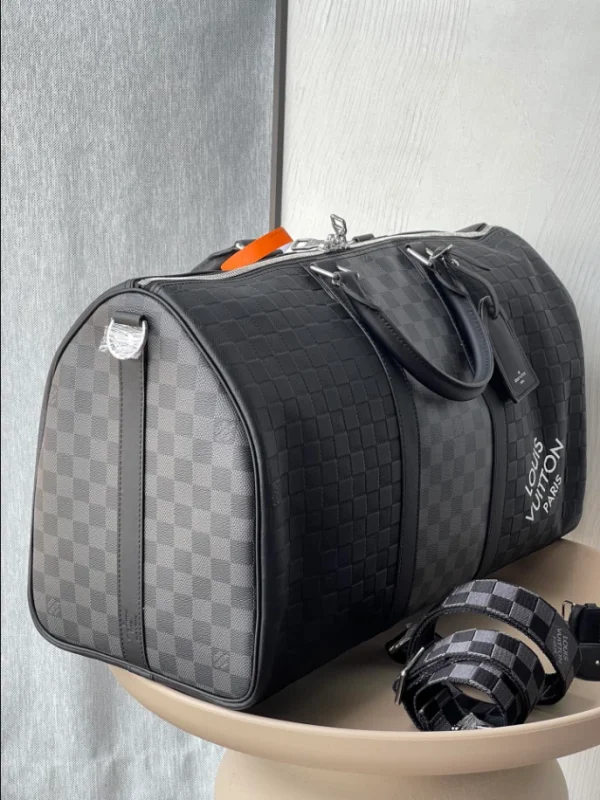 LOUIS VUITTON KEEPALL BANDOULIÈRE 50 BAG DAMIER INFINI LEATHER – WLM541 - Image 7