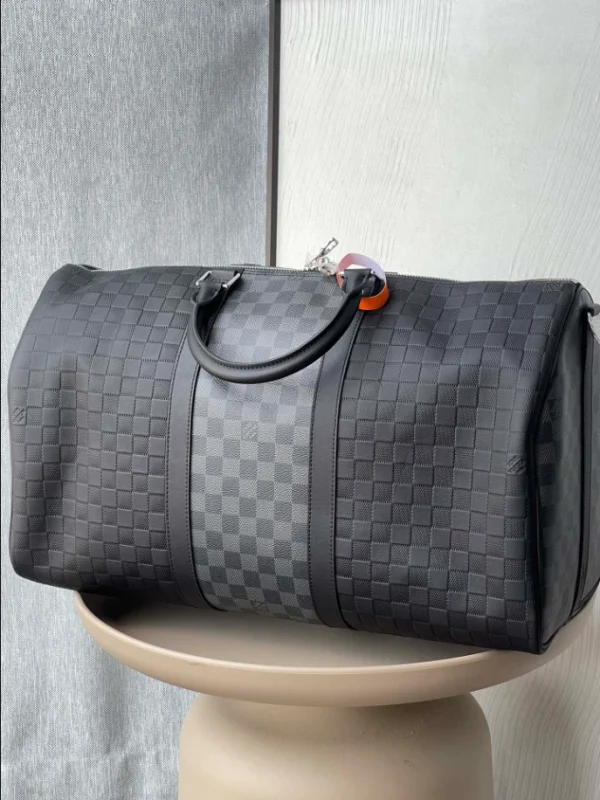 LOUIS VUITTON KEEPALL BANDOULIÈRE 50 BAG DAMIER INFINI LEATHER – WLM541 - Image 3