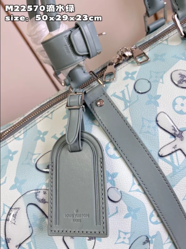 LOUIS VUITTON KEEPALL BANDOULIERE 50 BAG IN MONOGRAM AQUAGARDEN – WLM539 - Image 6