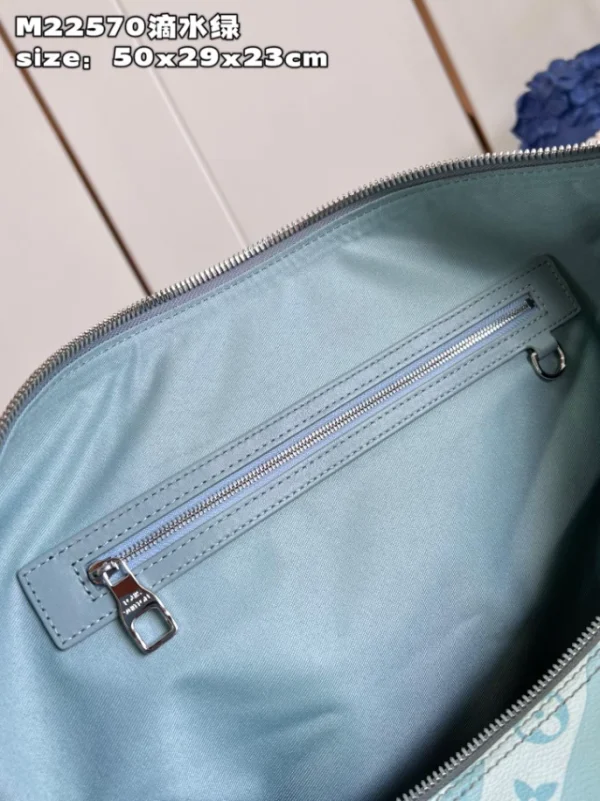 LOUIS VUITTON KEEPALL BANDOULIERE 50 BAG IN MONOGRAM AQUAGARDEN – WLM539 - Image 10
