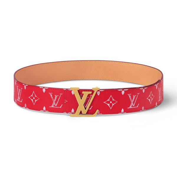 LOUIS VUITTON LV INITIALES 40MM REVERSIBLE BELT RED – B0117