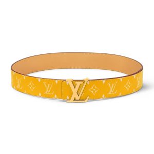 LOUIS VUITTON LV INITIALES 40MM REVERSIBLE BELT YELLOW – B0116