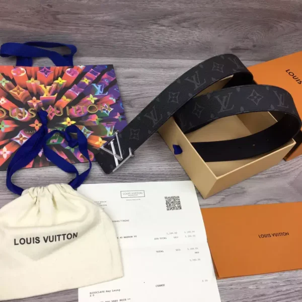 LOUIS VUITTON PYRAMIDE 40MM BELT IN BROWN – B125 - Image 3