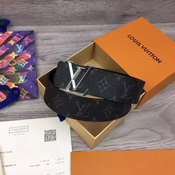 LOUIS VUITTON PYRAMIDE 40MM BELT IN BROWN – B125 - Image 2
