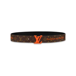 LOUIS VUITTON PYRAMIDE 40MM REVERSIBLE BELT MONOGRAM CANVAS RECTO SIDE – B0135