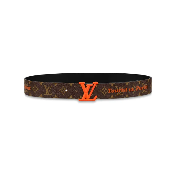 LOUIS VUITTON PYRAMIDE 40MM REVERSIBLE BELT MONOGRAM CANVAS RECTO SIDE – B0135