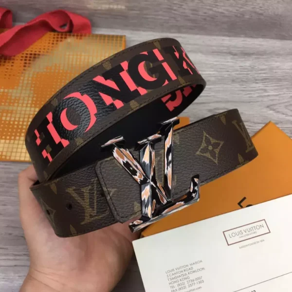 LOUIS VUITTON PYRAMIDE CITIES EXCLUSIVE 40MM REVERSIBLE BELT – B0122 - Image 2