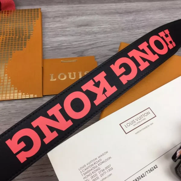 LOUIS VUITTON PYRAMIDE CITIES EXCLUSIVE 40MM REVERSIBLE BELT – B0122 - Image 4