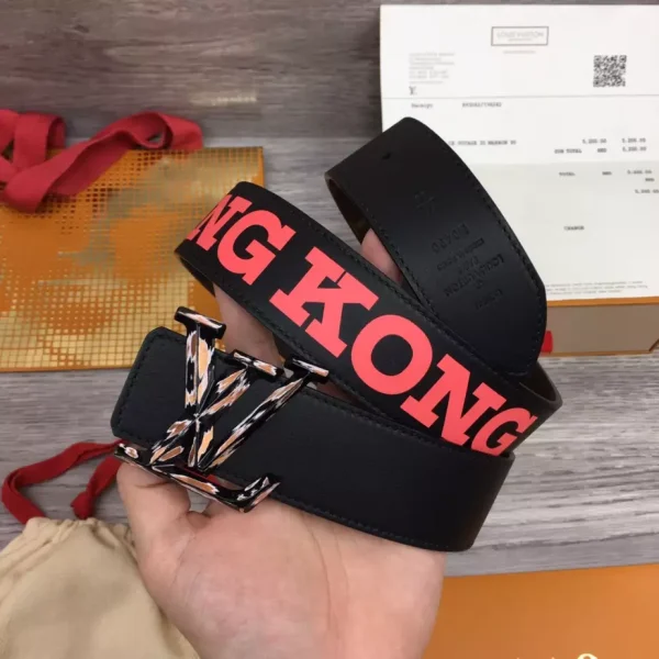 LOUIS VUITTON PYRAMIDE CITIES EXCLUSIVE 40MM REVERSIBLE BELT – B0122 - Image 5