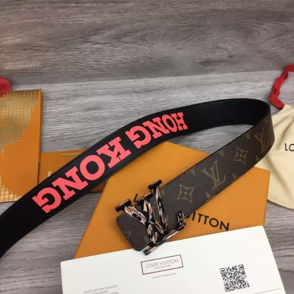 LOUIS VUITTON PYRAMIDE CITIES EXCLUSIVE 40MM REVERSIBLE BELT – B0122 - Image 8