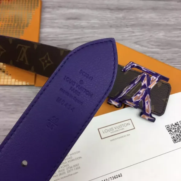 LOUIS VUITTON PYRAMIDE CITIES EXCLUSIVE 40MM REVERSIBLE BELT – B0123 - Image 8