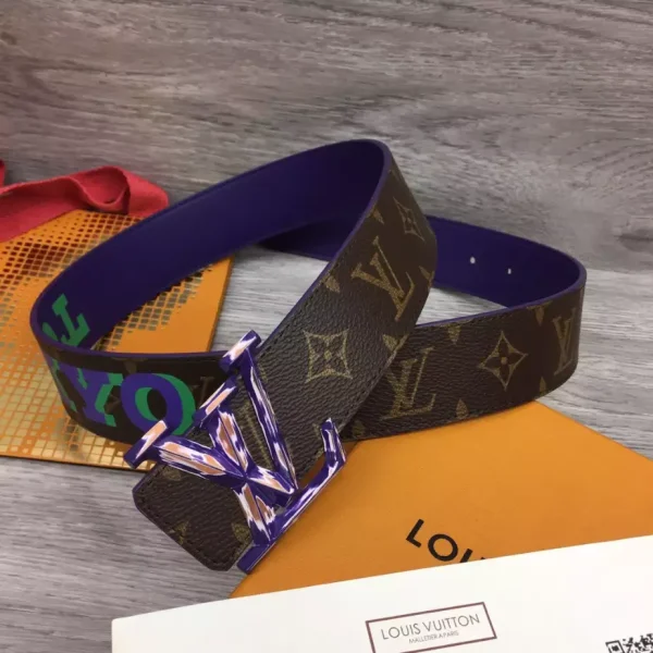LOUIS VUITTON PYRAMIDE CITIES EXCLUSIVE 40MM REVERSIBLE BELT – B0123 - Image 9