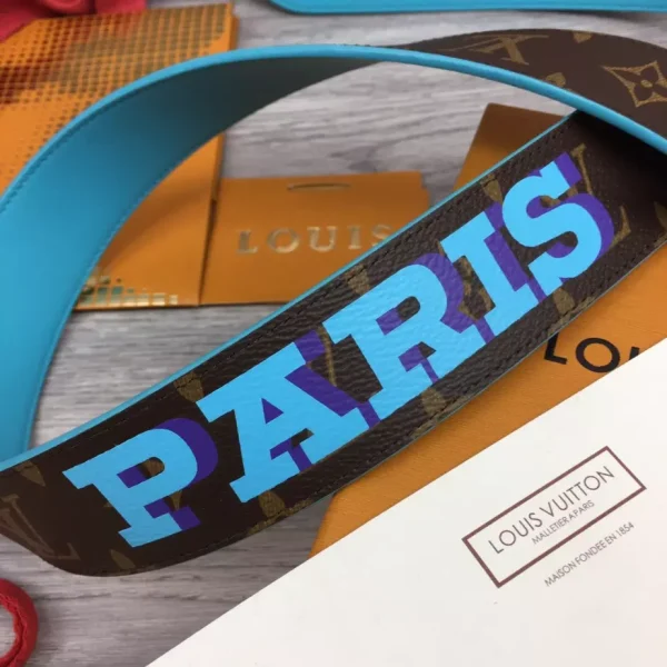 LOUIS VUITTON PYRAMIDE CITIES EXCLUSIVE 40MM REVERSIBLE BELT – B0124 - Image 7