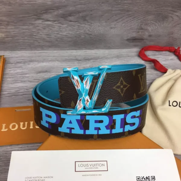 LOUIS VUITTON PYRAMIDE CITIES EXCLUSIVE 40MM REVERSIBLE BELT – B0124 - Image 2