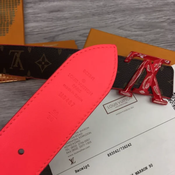 LOUIS VUITTON PYRAMIDE CITIES EXCLUSIVE 40MM REVERSIBLE BELT – B0128 - Image 7