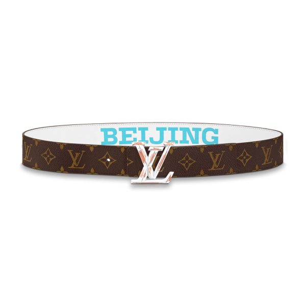 LOUIS VUITTON PYRAMIDE CITIES EXCLUSIVE 40MM REVERSIBLE BELT – B0129