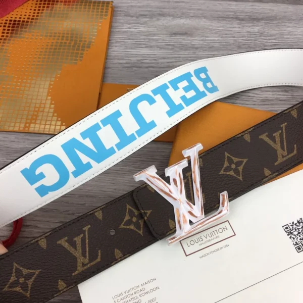 LOUIS VUITTON PYRAMIDE CITIES EXCLUSIVE 40MM REVERSIBLE BELT – B0129 - Image 4