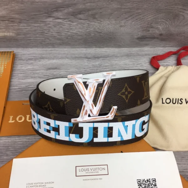 LOUIS VUITTON PYRAMIDE CITIES EXCLUSIVE 40MM REVERSIBLE BELT – B0129 - Image 2