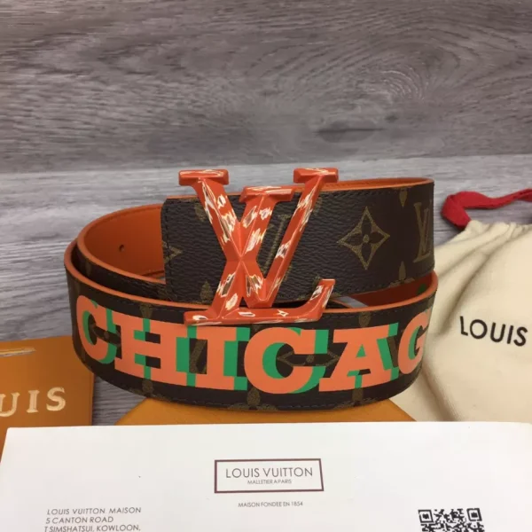 LOUIS VUITTON PYRAMIDE CITIES EXCLUSIVE 40MM REVERSIBLE BELT – B0130 - Image 2