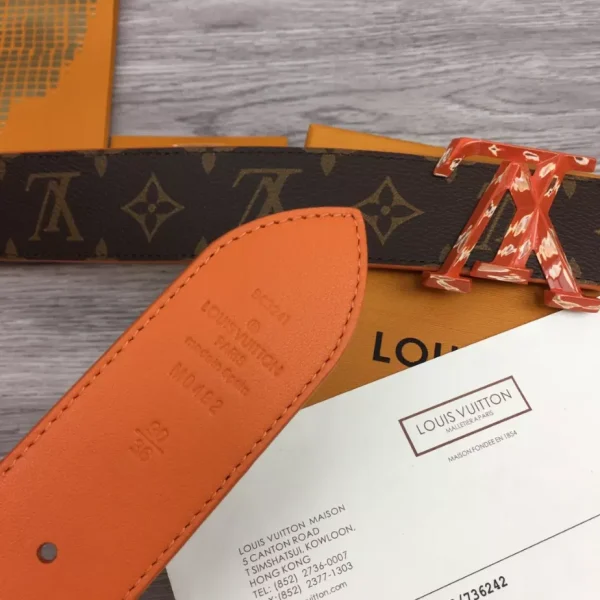 LOUIS VUITTON PYRAMIDE CITIES EXCLUSIVE 40MM REVERSIBLE BELT – B0130 - Image 4