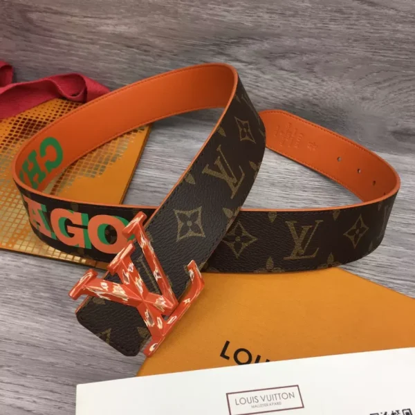 LOUIS VUITTON PYRAMIDE CITIES EXCLUSIVE 40MM REVERSIBLE BELT – B0130 - Image 5