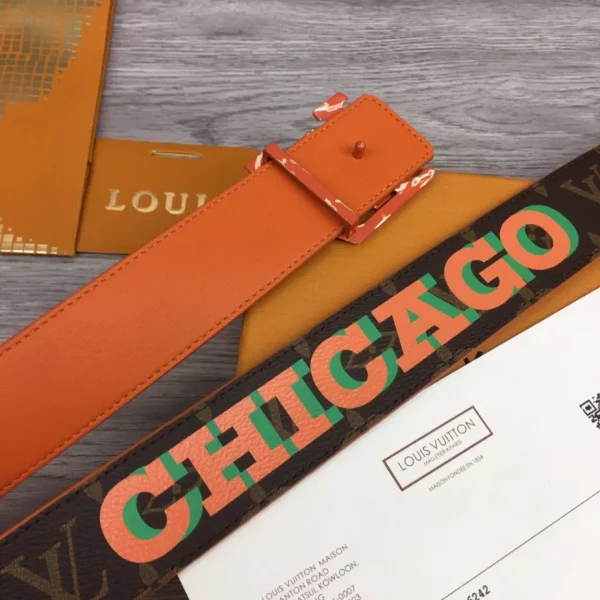LOUIS VUITTON PYRAMIDE CITIES EXCLUSIVE 40MM REVERSIBLE BELT – B0130 - Image 8